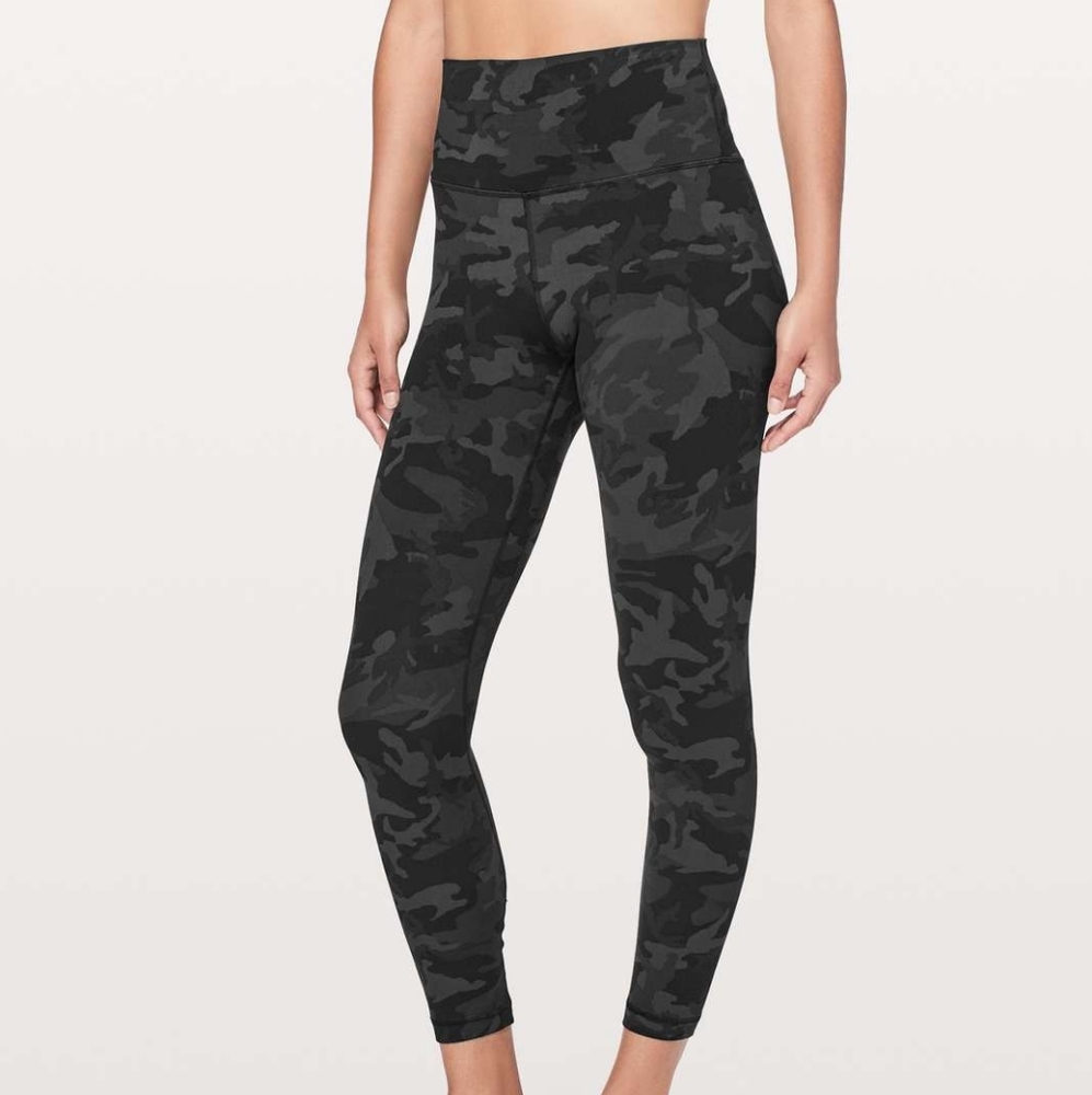 NWT Lululemon Align Pant 25" Incognito Camo Gray 2